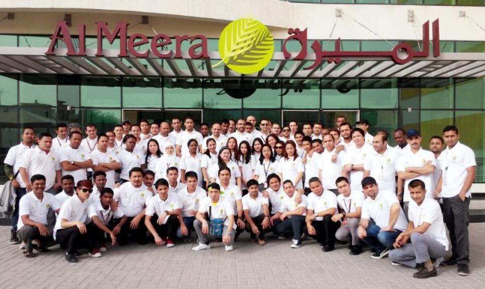 Al Meera staff celebrates Qatar&#039;s Fourth National Sports Day